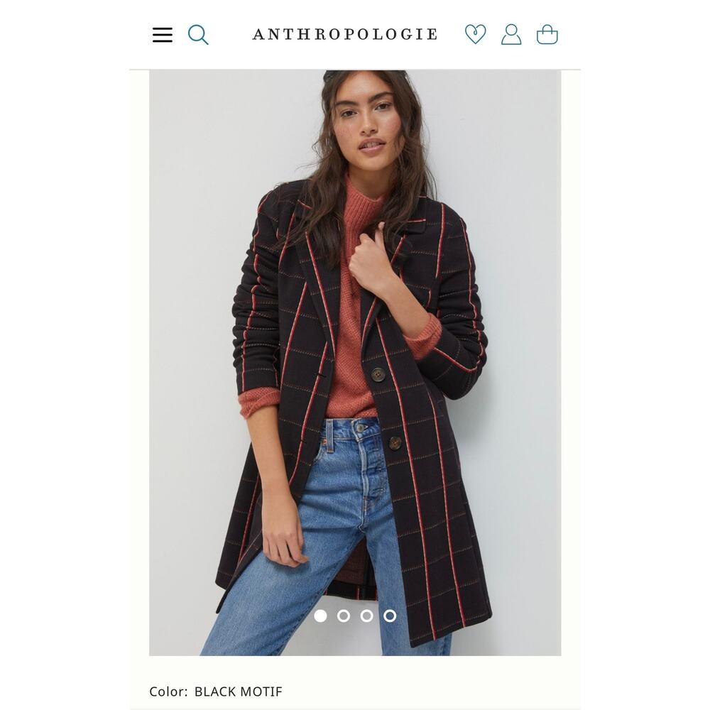 Anthropologie Avec Les Filles Sigrid Longline Blazer - Size Large - OC